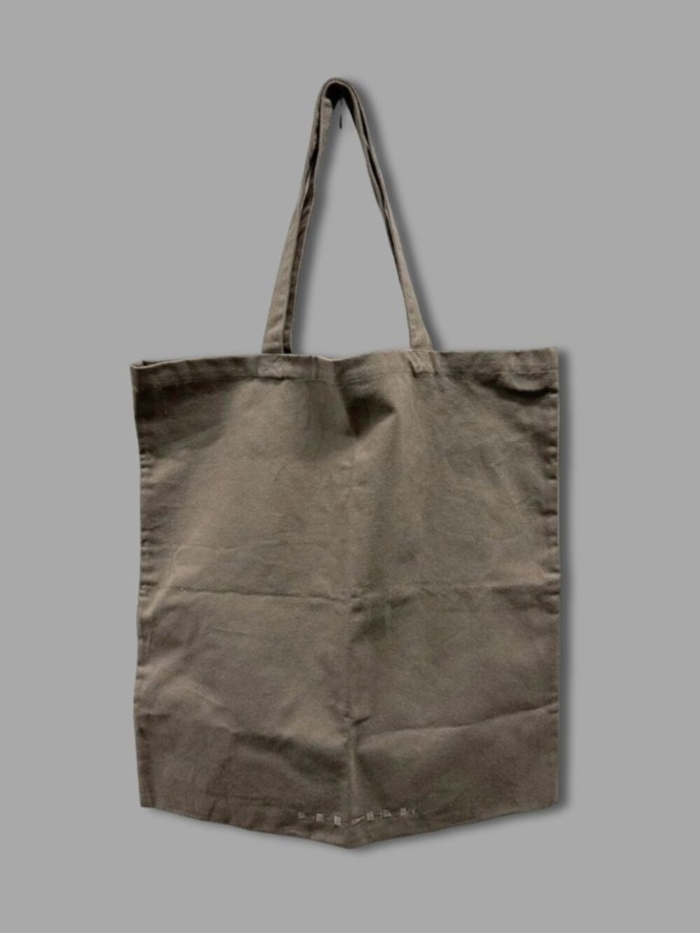 RICK OWENS DRKSHDW Dust Grey Cotton Shopper Tote Bag Large